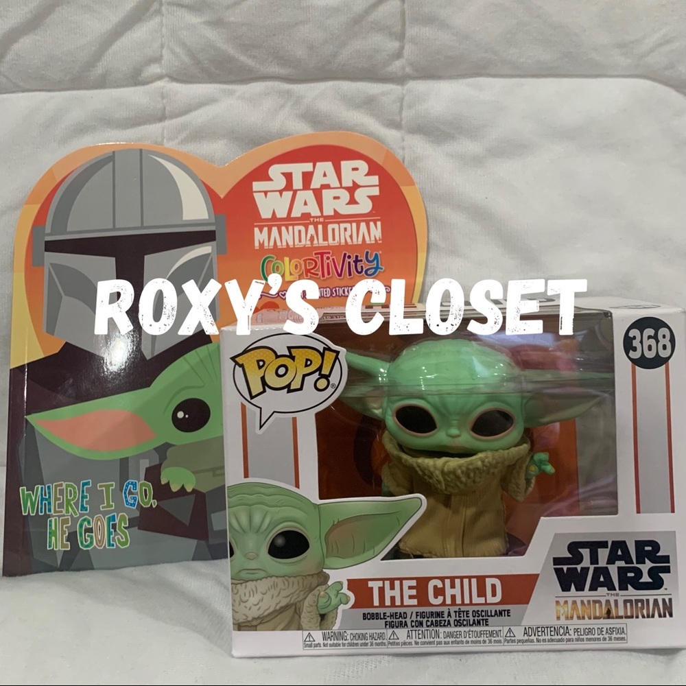 ☼The Child Funko Pop & Mandalorian Coloring Book☼